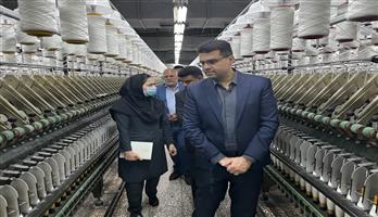 بازدید نظارتی مدیر کل استاندارد استان کرمان از واحد تولیدی پشم بافی آسیا